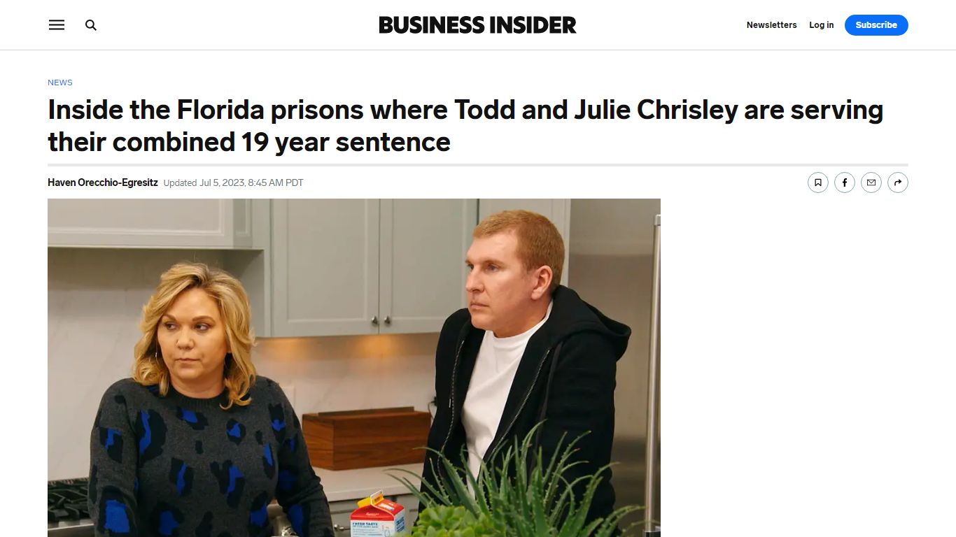 Inside the Florida prisons where Todd and Julie Chrisley are serving ...